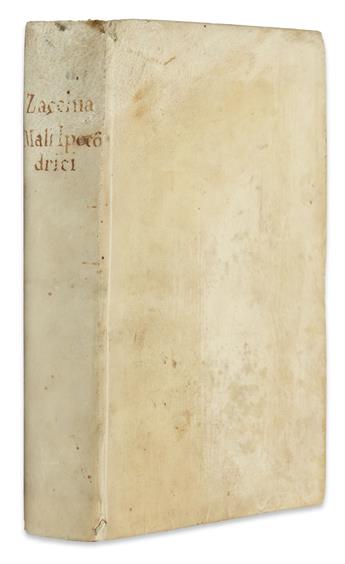 ZACCHIA, PAOLO. De Mali Hipochondriaci Libri Tre.  1651